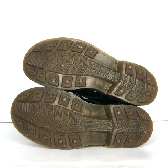 Vintage Dr Martens England Capped Toe and Link Chain 2A47 Lace Up Ankle Boots 7 - Picture 11 of 16